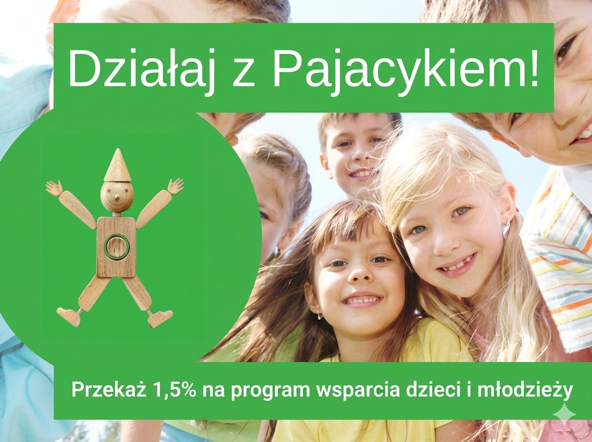 Wesprzyj Polską Akcję Humanitarną – Pajacyk swoim 1,5% podatku!