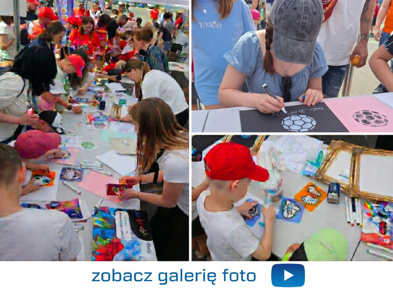 KW Trade na mistrzowskim pikniku Wisły Kraków! Nasz Airbrush podbił serca kibiców